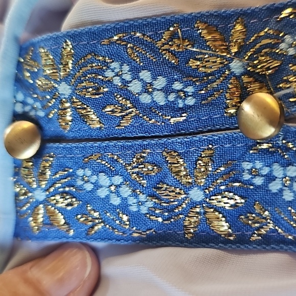 Lorraine Y2K Vintage Blue Maxi Might Dress. Size Small. Luxury - Picture 8 of 8